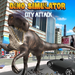 Dino Simulator City Attack
